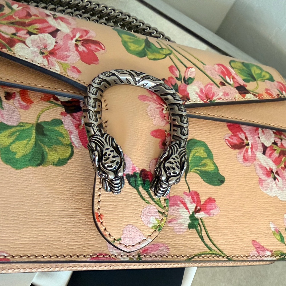 Gucci Medium Dionysus Blooms Leather Shoulder Bag - Picture 12 of 12